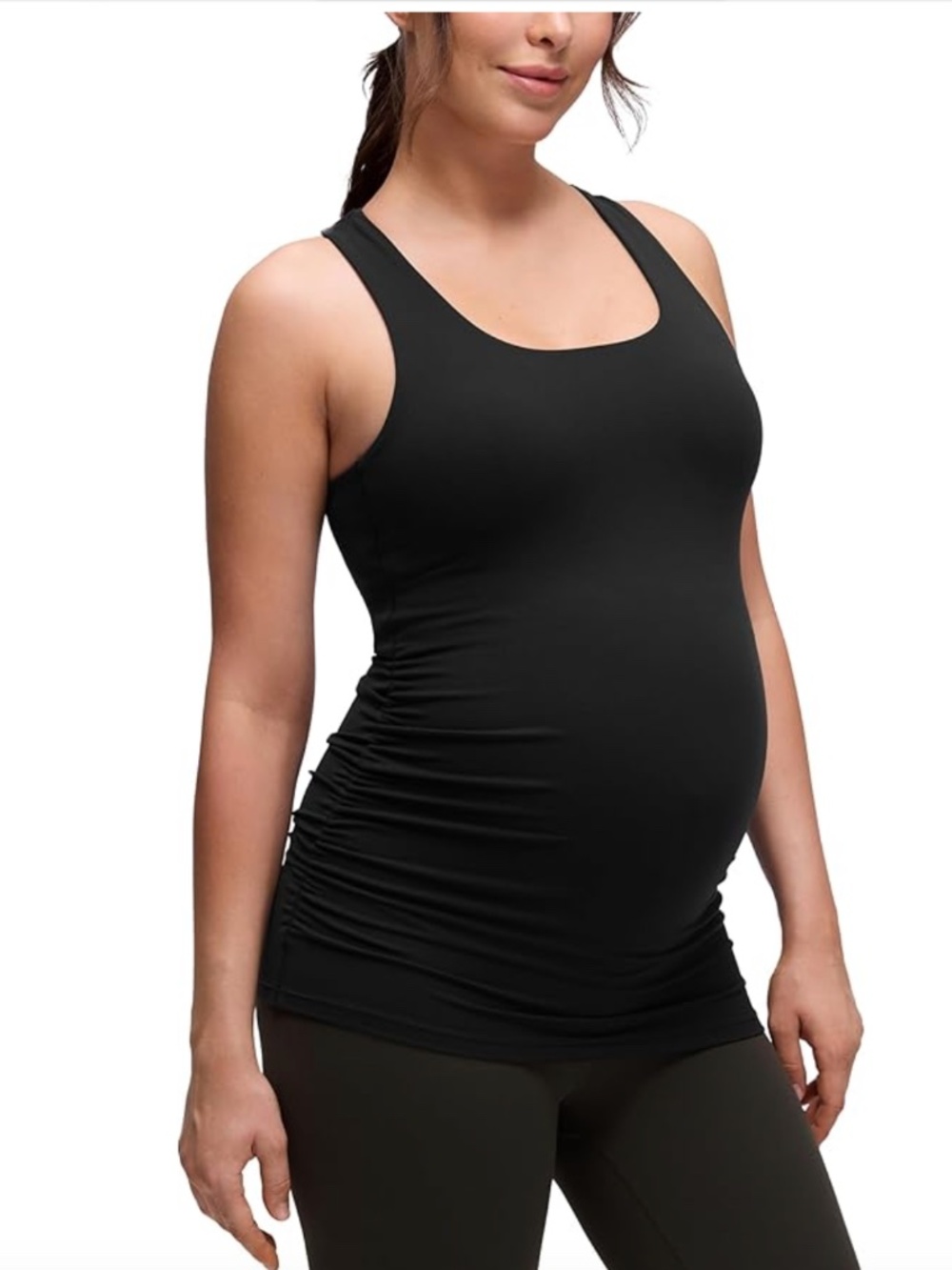CRZ YOGA Butterluxe Maternity Racerback Tank Top